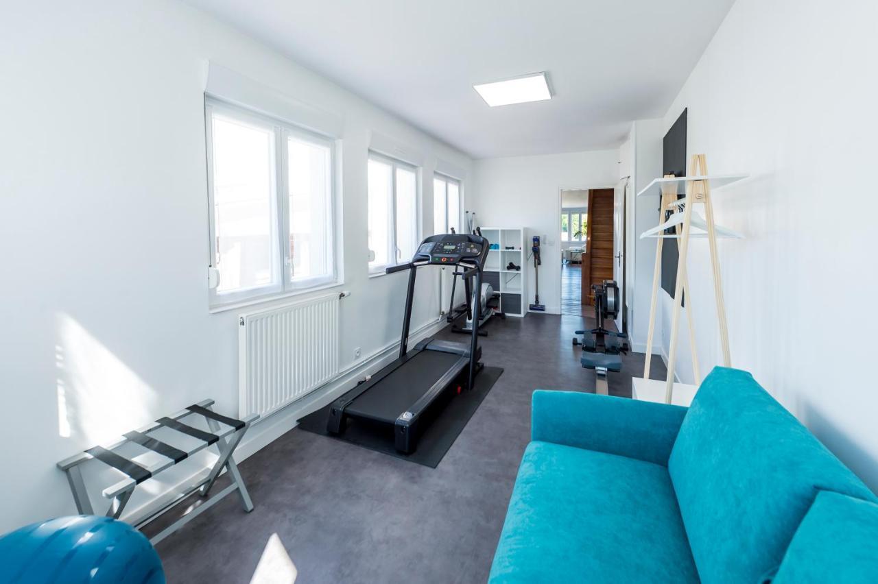 Suites Mana - Le Manaloft, Chic Et Moderne Avec Salle Privee De Fitness En Plein Centre-Ville De Rethel Exteriör bild